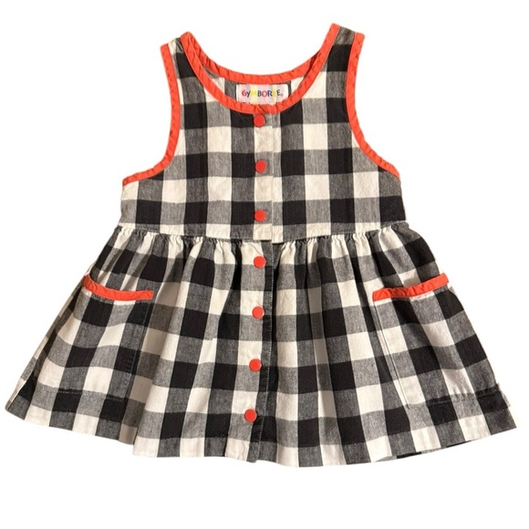 Gymboree Other - Vintage Gymboree Buffalo Check Plaid Dress X-Small Rainbow Tag 90s Y2K